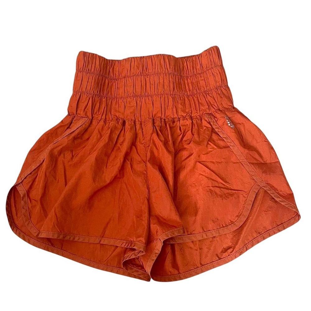 Free People Vibrant Orange Athletic Shorts